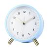 Nordische Stille Schreibtischuhr - Einfache, Stilvolle Weckuhr für Schlafzimmer & Wohnzimmer