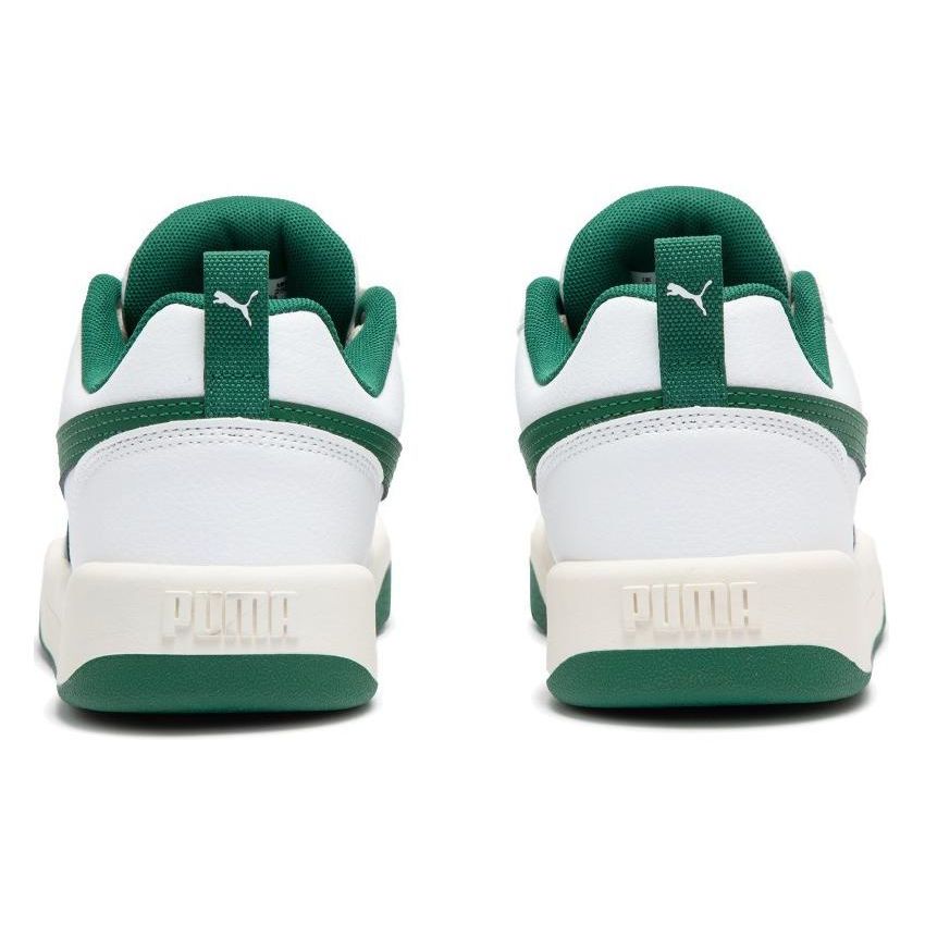 Puma Park Lifestyle Series Comfortable Low-Top Skate Shoes Unisex Sneakers White Green 395084-02