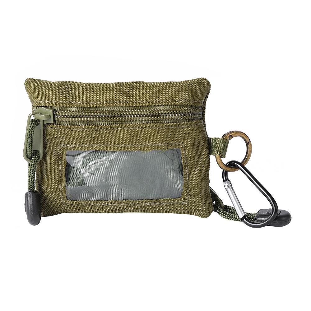 Outdoor Tactical Mini Multifunctional Wallet: Earphone, Coin, Card, and Key Holder