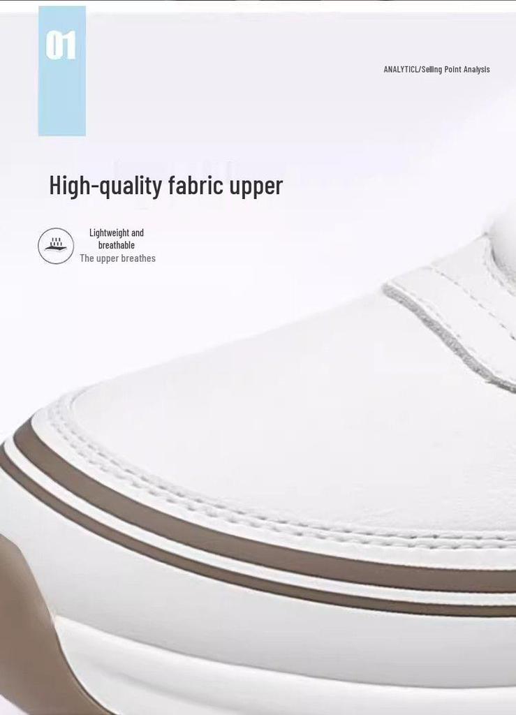 Men's Lightweight Breathable Dad Shoes - Soft Sole Casual Running Sneakers for Spring/Autumn 2025