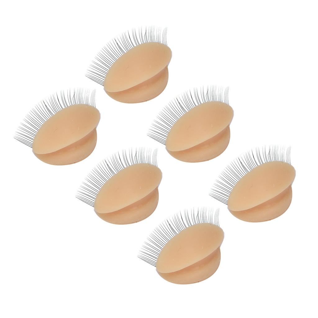 3 Pairs Replacement Eyelids for Mannequin Head Eyelash Extension Practice Removable Eyelids with