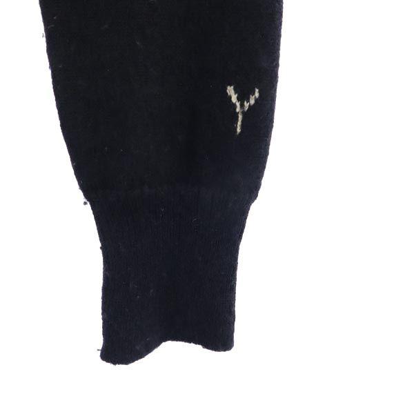 Yohji Yamamoto wool Long sleeve knit 2 black Women Used