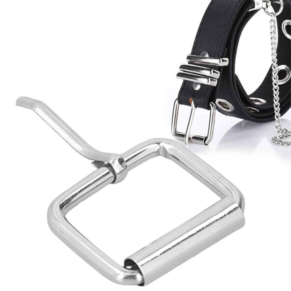 50pcs Metal Roller Pin Buckle 3.5x25x20mm Size Adjustable Pin Buckle For Leather Crafts