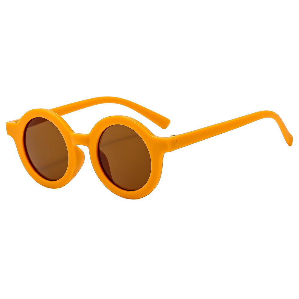 New Fashion Children'S Sunglasses Retro Personalized Trendy Cool Sun Glasses Sunshade And Uv Protection Baby Glasses