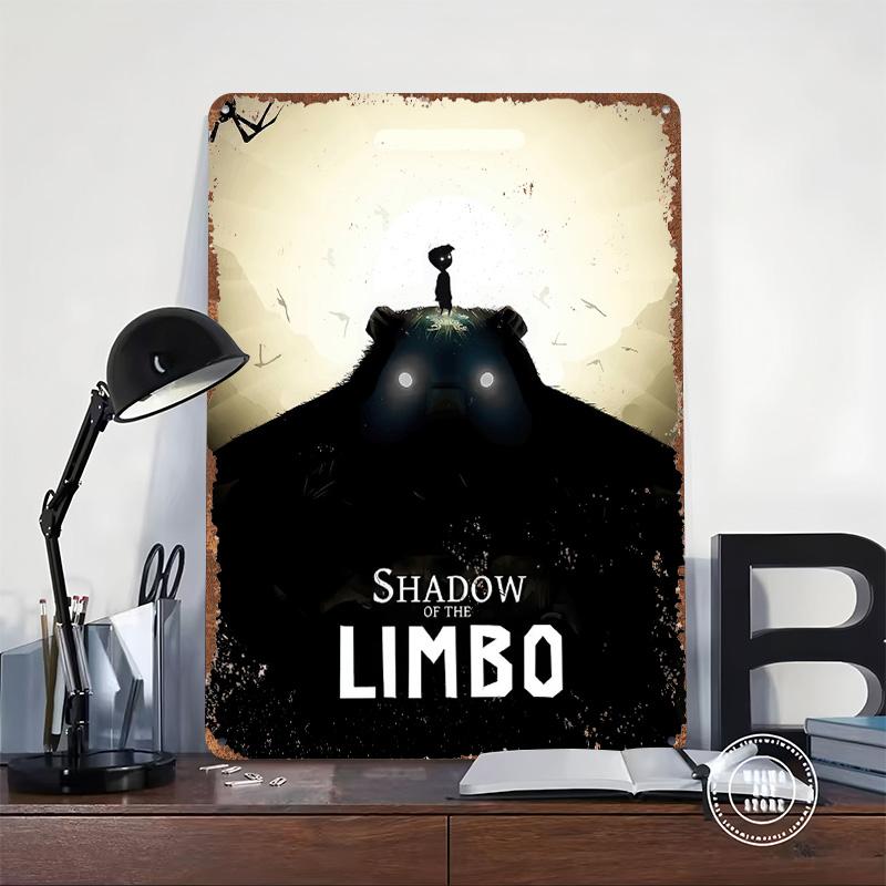Shadow of the Limbo Game Tinplate Poster Customized Wall Art Vintage Retro Metal Signs for Decoration At Home Decor Items Room
