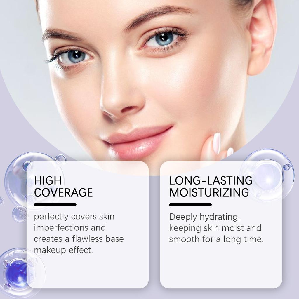 Eelhope Hydrating Concealer Foundation Cushion Cream For Brightening And Lightweight Makeup