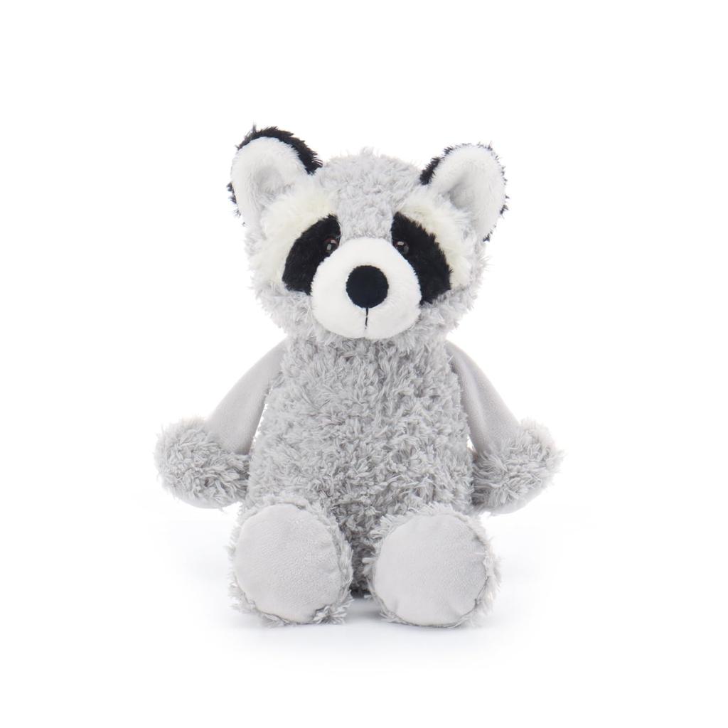 Apricot Lamb Plush Raccoon Toy for Kids, Soft and Cute, Fluffy Raccoon Stuffed Animal for Girls and Boys, 23cm