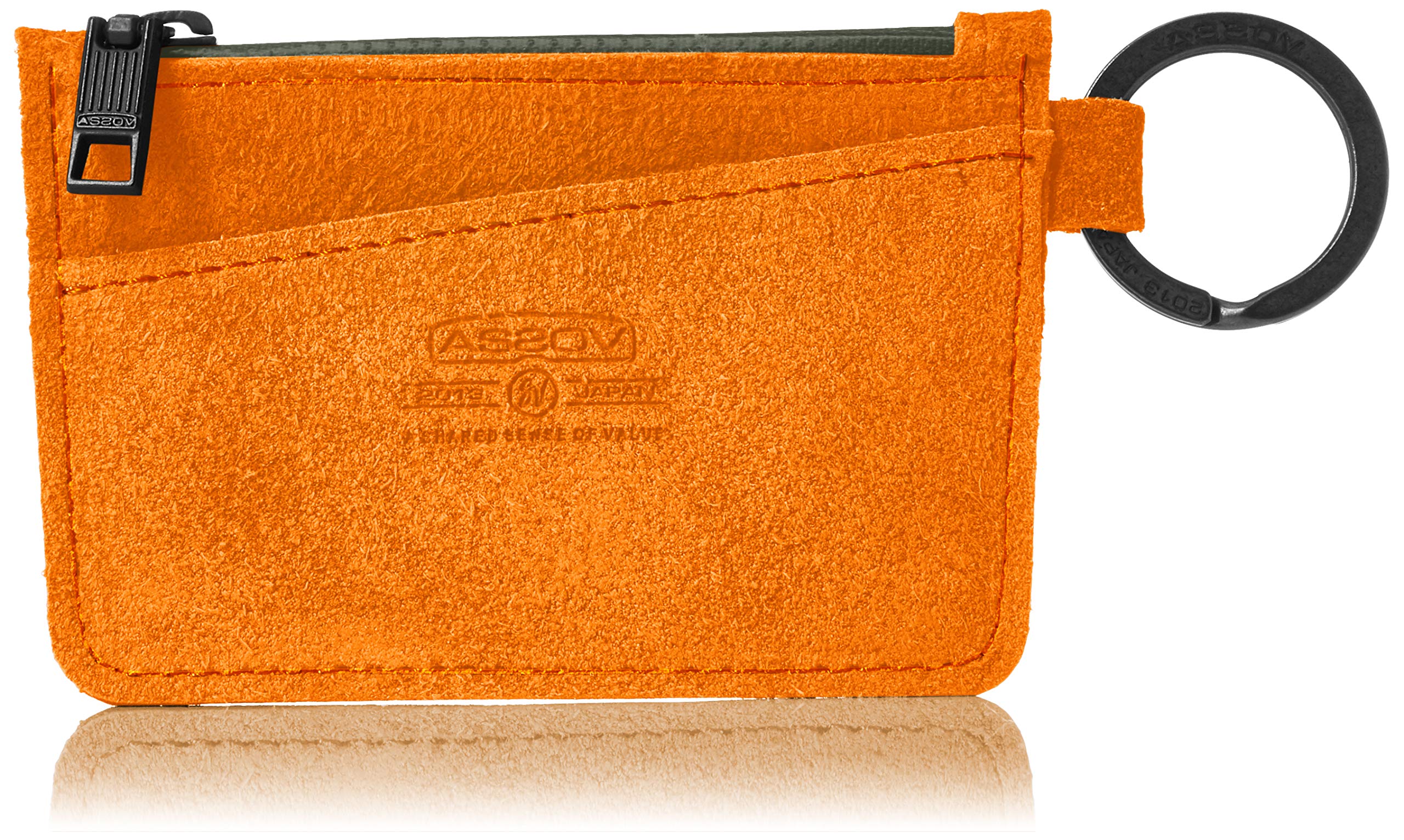 

ASSOB Water Proof Suede Compact Orange Wallet, помаранчевий