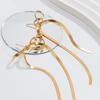 New Kpop Snake Long Tassel Bow Bowknot Drop Earrings for Women Girls 1116 Trendy Vintage Piercing Hanging Earrings Jewelry