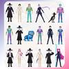 18pcs New Demon Hunters Anime Figure Toys Cute PVC Action Figure Derpys Tiger Rumi Mira Zoey Sussy Figurine Doll birthday