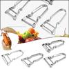 Stainless Steel Peeler 11.3*6.7 Cm For Kitchen Potato Peeler Precision Vegetable Peeler Practical High Quality