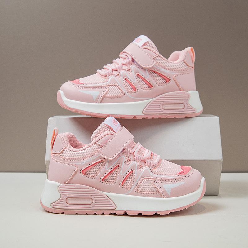 Children's Mesh Sneakers 2025 Autumn New Soft-soled Non-slip and Breathable Fashion Versatile Medium and Older Children's Casual Shoes