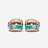 [Crocs] Classic Sea Sparkle Shaker Clog Kids [CRS213273-FRAPPE]