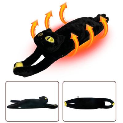 USB Animal Heating Doll Temperature Adjustable Auto Shut-off Electric Stuffed Dog Cat Toy Shoulder Back