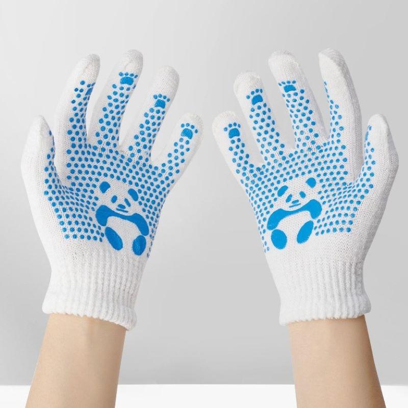 4 Farben Kinder Anti-Rutsch-Handschuhe Arbeitsschutz Schulsport Mädchenhandschuhe Outdoor-Aktivitäten Weiß gestrickte Handschuhe für Jungen 2-6 Jahre