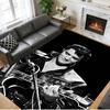 Tappeto Antiscivolo in Velluto di Cristallo, Tappeto con Design di Elvis Presley per Interni Soggiorno Camera da Letto Decorazione Casa