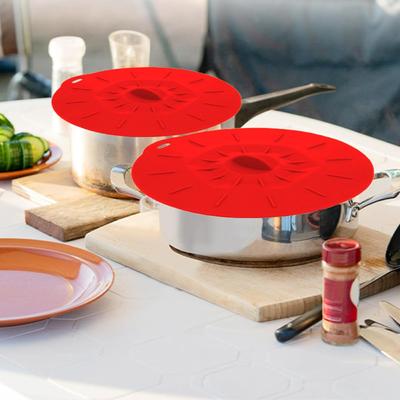 5Pcs Silicone Microwave Bowl Cover Spill-proof Pot Lid Cooking Tools Suction Cover  Cup