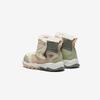 Anta Kids Kids Boots Grainy Beige Brocade Green Rinse Green Fleece Lined Warm Non-slip Durable Stylish A22449942-1