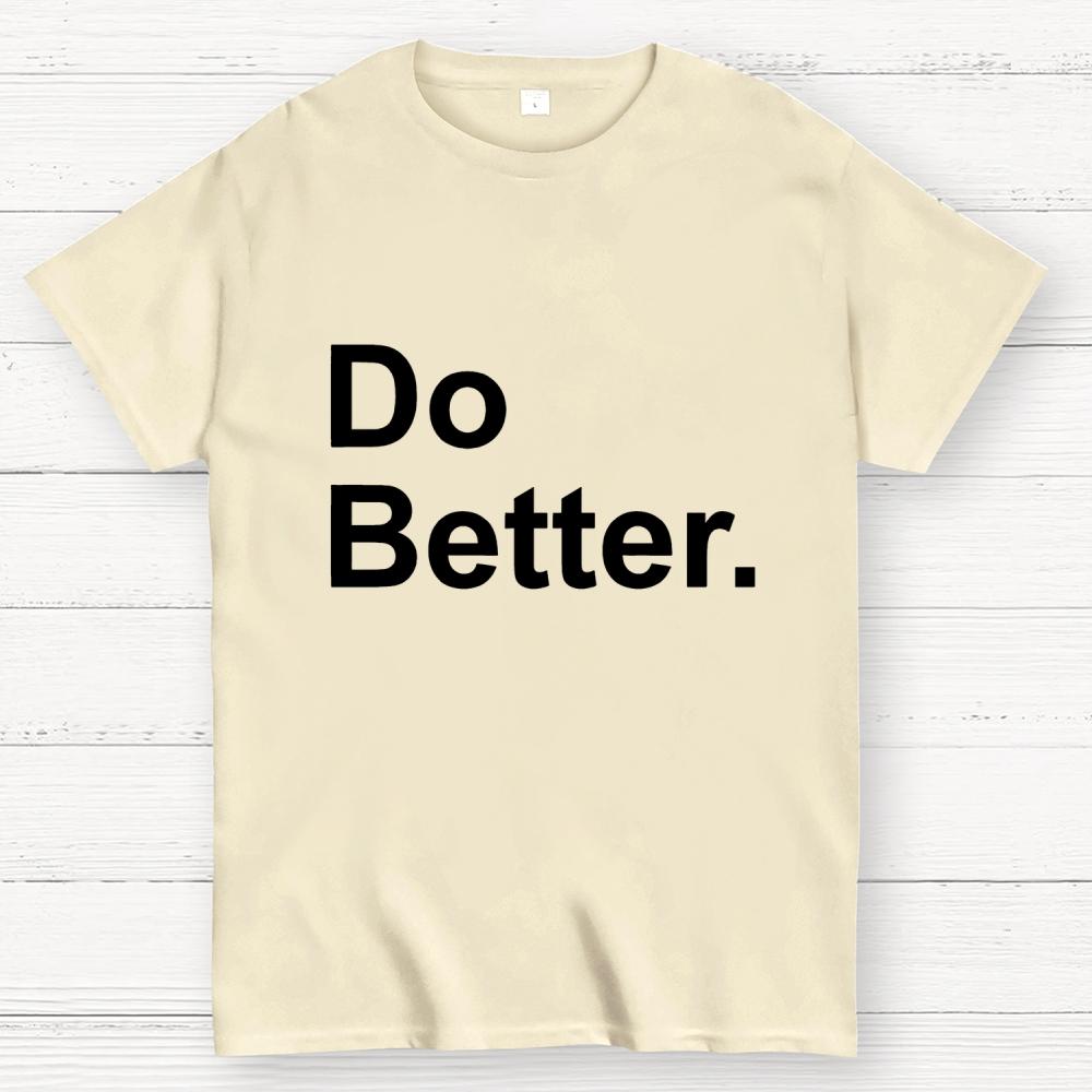 Do Better Cotton Summer Casual Cool Loose T-Shirt