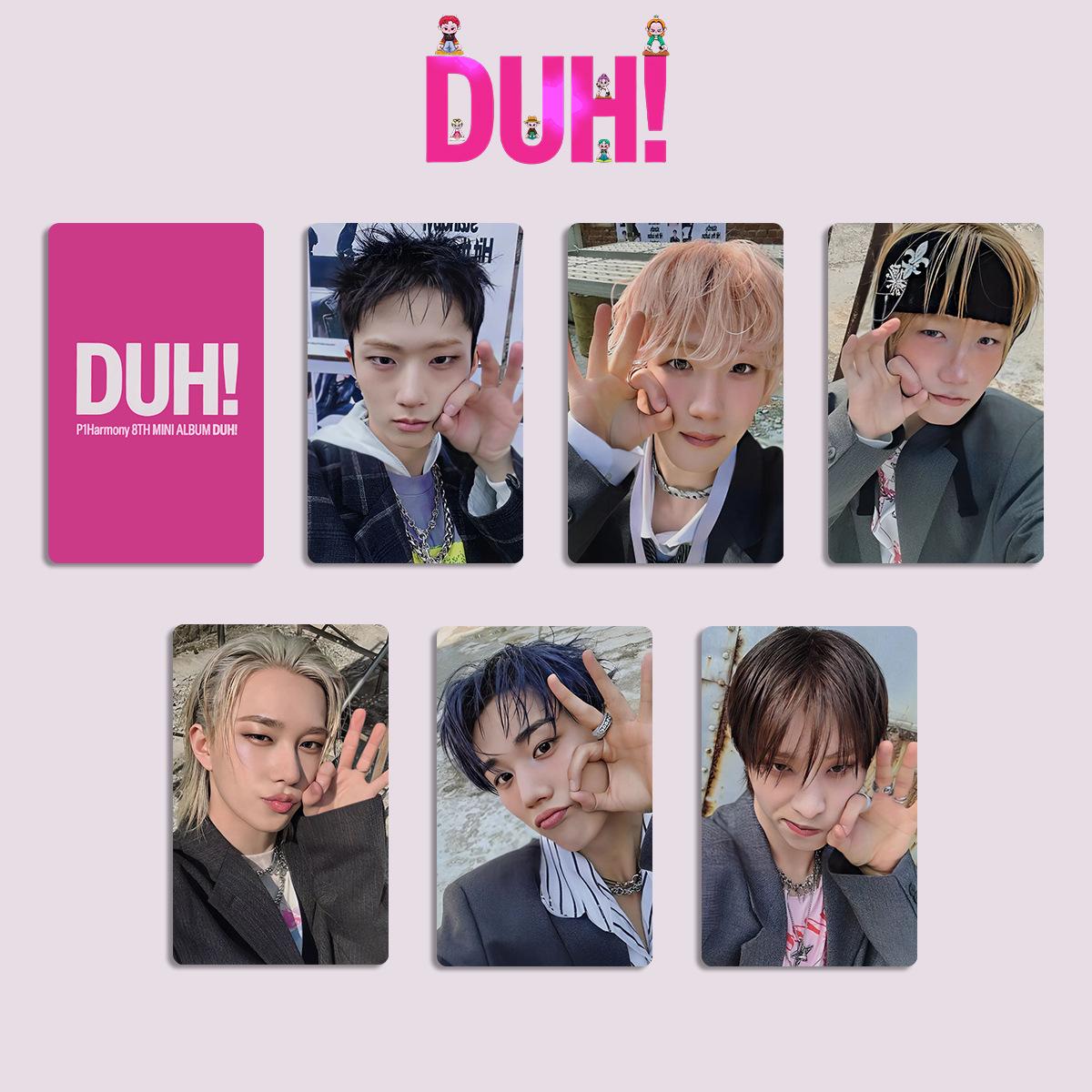 P1Harmony DUH Album: K4 & P1 Exclusive Photocards Collection