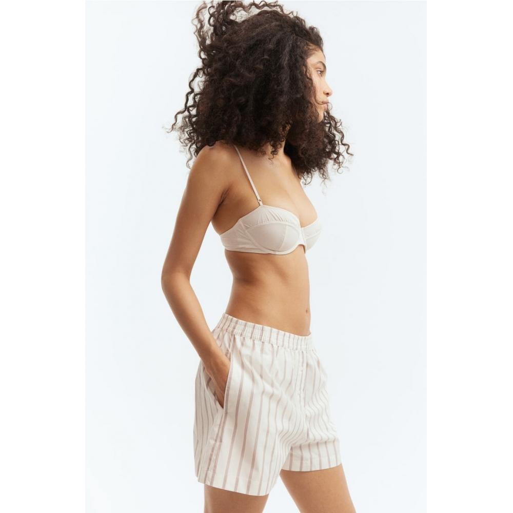 

Хлопковые шорты HM Boxer в белую полоску