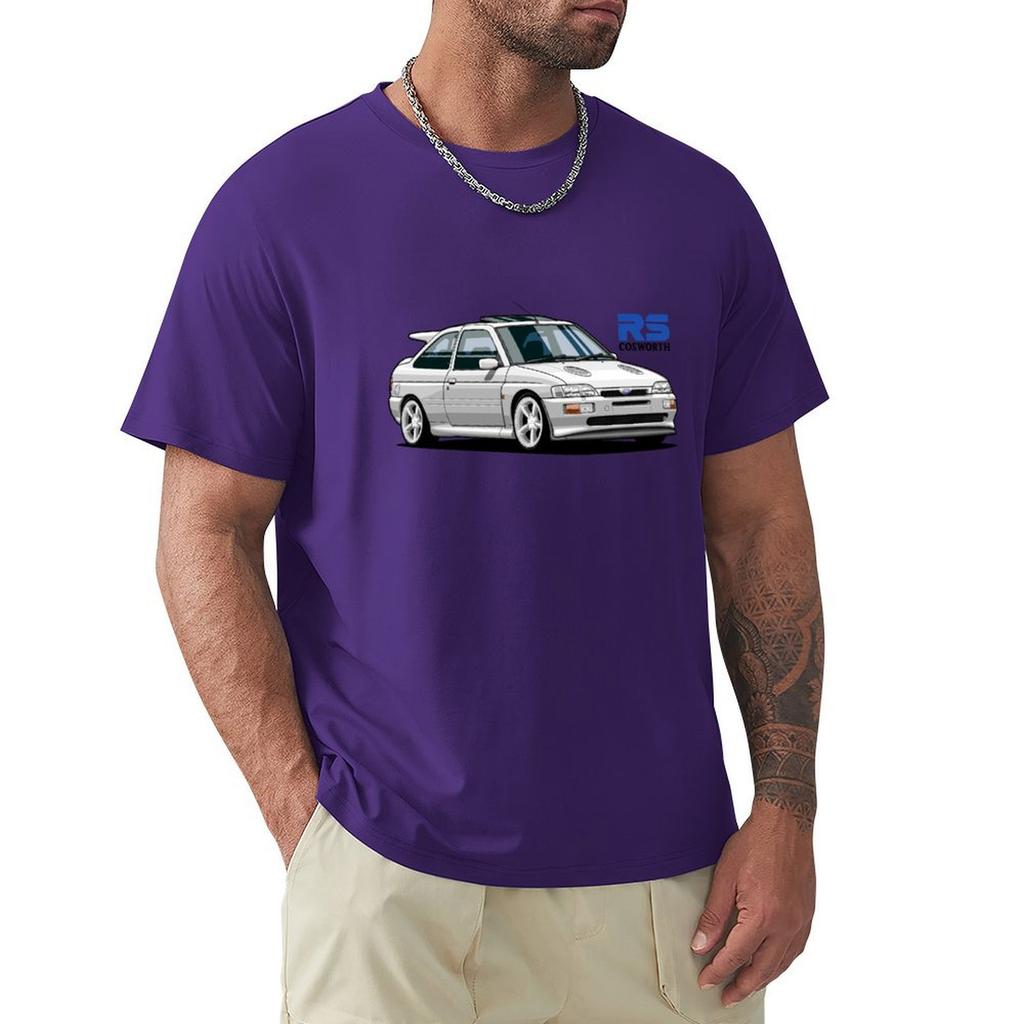 Escort Rs Cosworth (White) T-Shirt Boys Animal Print Oversized T Shirt For A Boy T Shirt Men