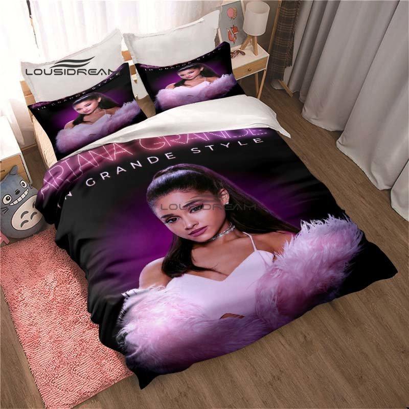 Pop Singer A-Ariana Grand Bedding Sets exquisite bed supplies set duvet cover bed comforter set bedding set luxury birthday gift