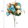 Artificial Flowers Silk Fake Plants UV Resistant Home In/Outdoor Garden Decor