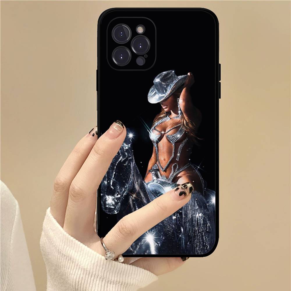

Singer B-Beyonce Soft Back Phone Cover Case For IPhone 17 16 Pro Max 15 12 11 16e 13 Mini 14 15 Plus iPhone 13 pro