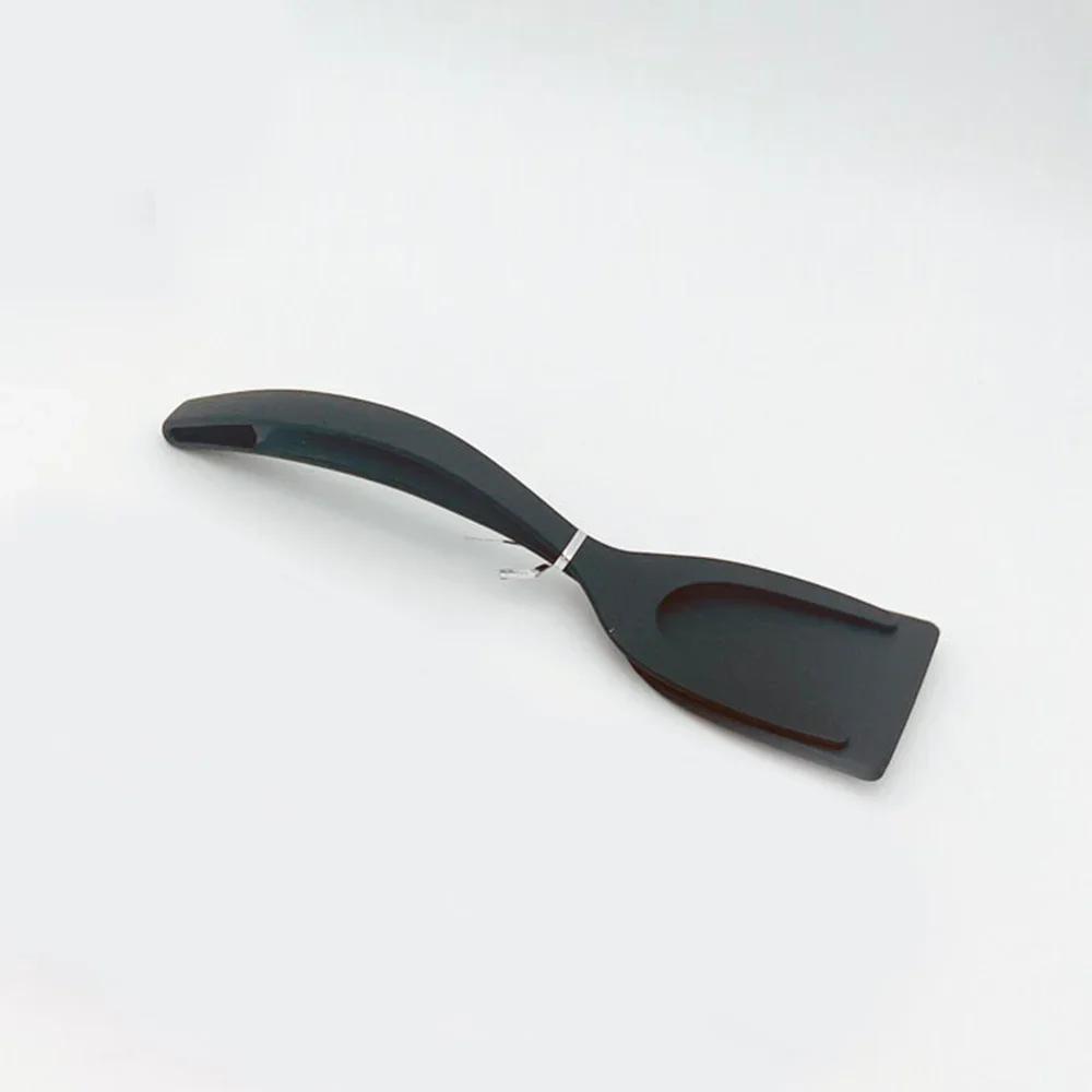 

1 PC Food Flip Fried Egg Tong Toasted Bread Pancake Spatula Clamp Multifunctional Spatula Grip Cooking Accessories чёрный