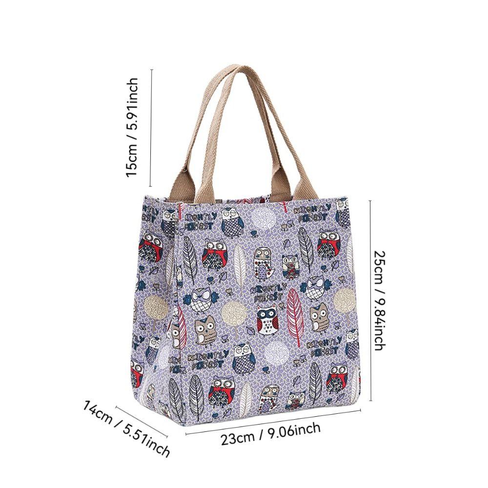 Cartoon Lunchbox Verdickte Tragetasche Niedliche Aufbewahrungstasche Arbeit