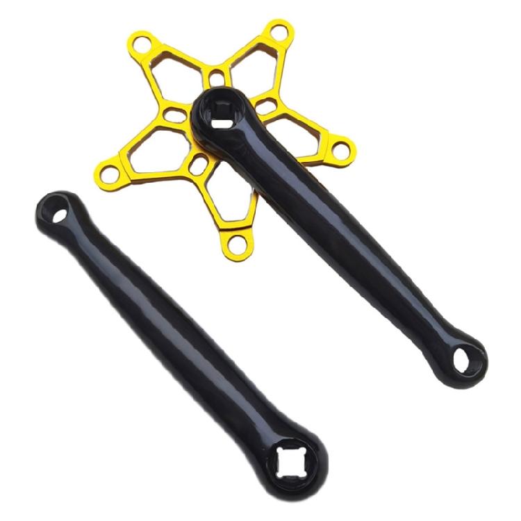 

Bicycles Crank Arm Replacements for Mountain Bicycles Crank Arm, Bicycles Crank Set 170mm Aluminium Alloy Crank Arm Set золотий