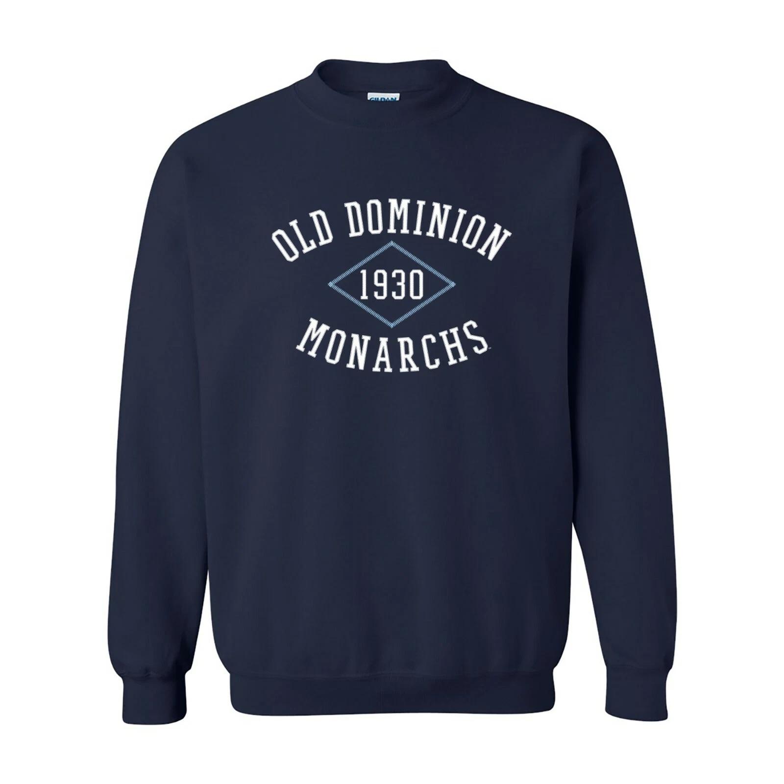 Old Dominion Monarchs Stitch Arch Team Color Crewneck - Navy 3XL