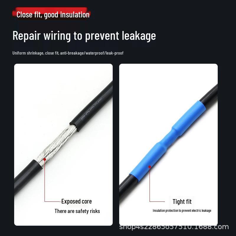 Waterproof Heat Shrink Tubing Kit for DIY Electrical Wiring & Cable Protection
