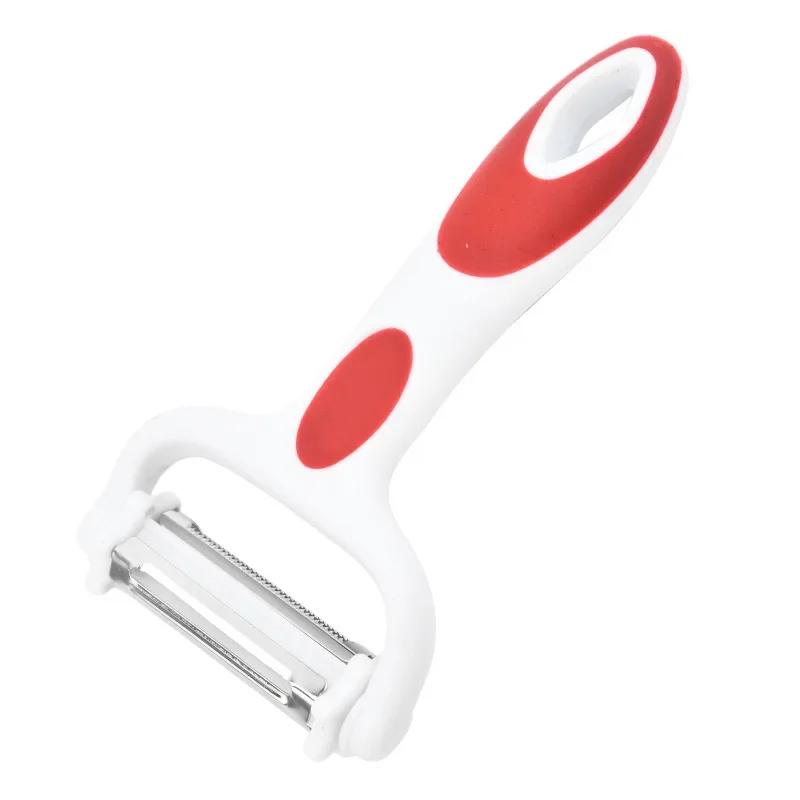 3-In-1 Stainless Steel Peeler Fruit Vegetable Potato Carrot Cucumber Multi-function Sharp Grater Peeler Slice Home Kitchen Tools