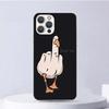 Cartoon Duck Goose Game Soft Case For iPhone 16 17 Air 16E 15 Plus 11 12 13 Mini 14 Pro Max Phone Cover Apple 7 8 SE Coque Funda