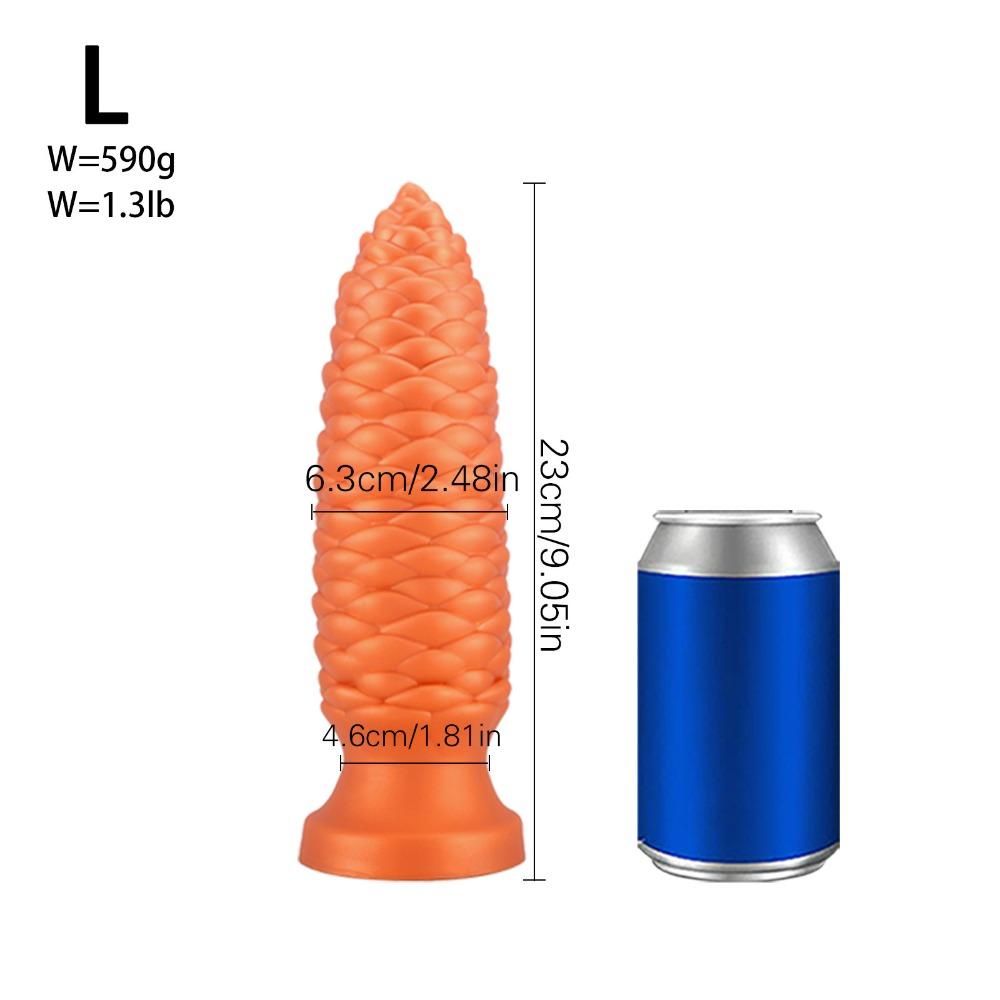 Premium Liquid Silicone Anal Plug - Unisex G-Spot Stimulator for Intense Orgasm | Adult Sex Toy