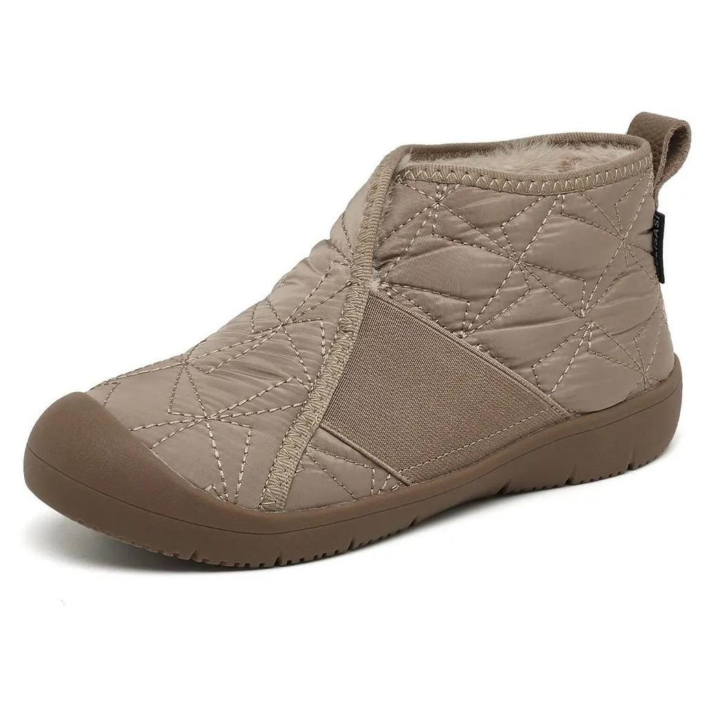 Winter short boots new women's cotton shoes velvet warm snow boots waterproof and non-slip plus size casual one-pedal cotton