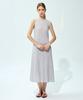 Waiowai Color Block A-Line Pleated Dress_2 Colors