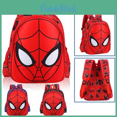 Mochila Spiderman Homecoming Para Niños Niños Y Niñas Con Material de Poliéster Duradero Y Correas Ajustables