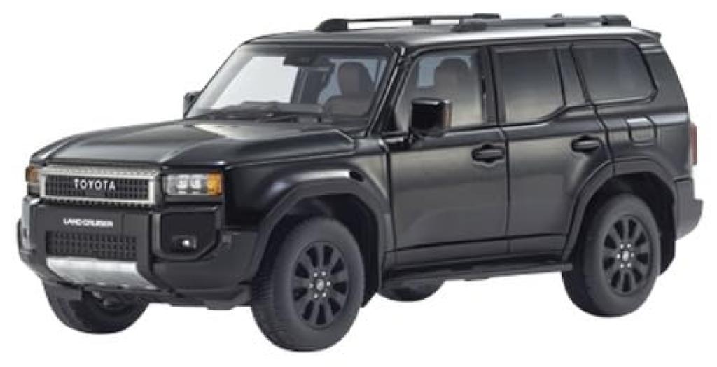 Kyosho Original Měřítko Toyota Land Cruiser 250 ZX Volitelné kolo Hotový produkt KS03927BK 1/43 Ver. (Černá)