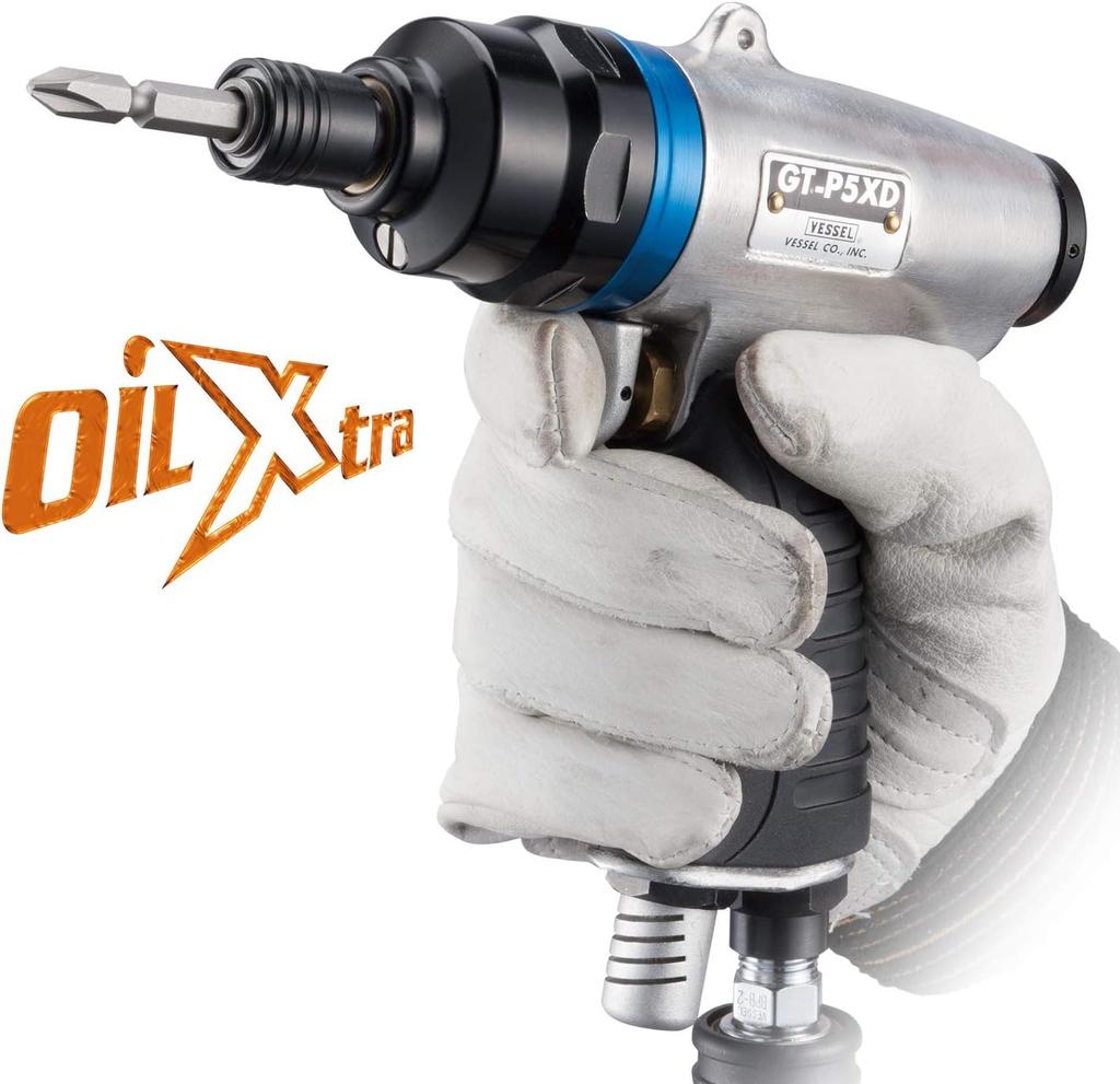 VESSEL Air Screwdriver Screw Diameter (Standard 4.0~5.0) GT-P5XD