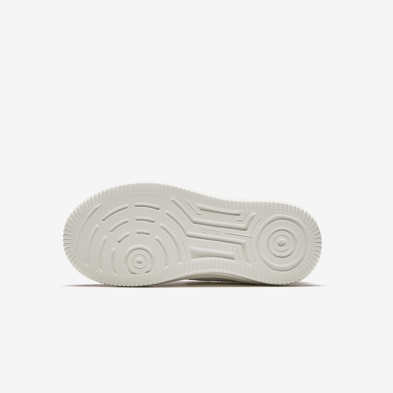 Anta Kids Lifestyle Series Synthetic Leather Trendy Versatile Fashion Lightweight Shock Absorption Low-Top Kids Skate Shoes A22449988-4