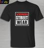 T-shirt uomo vision street wear nera T-Shirt con Logo S-5XL