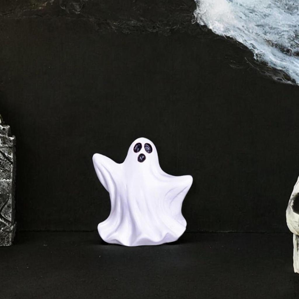 Ghost Sculpture Statue Festive Atmosphere Indoor Balcony Ornament Decorations Decor Polyresin
