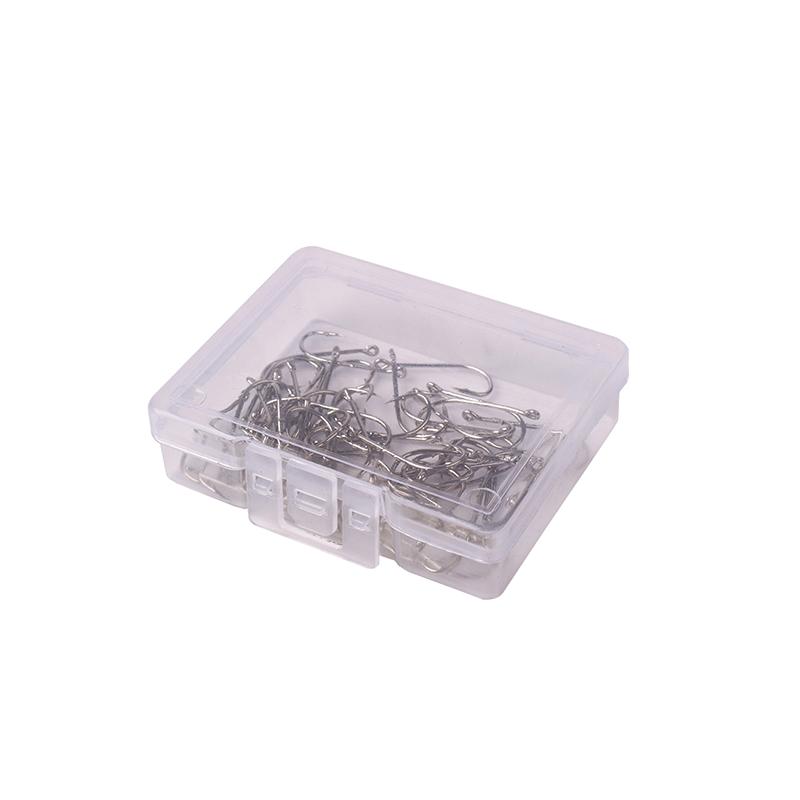 50Pcs Fishing Hooks Fly Fishing Accessories Set Barbed Single Circle Carp Hook High Carbon Steel Sea Fishinhook Metal Is Durab