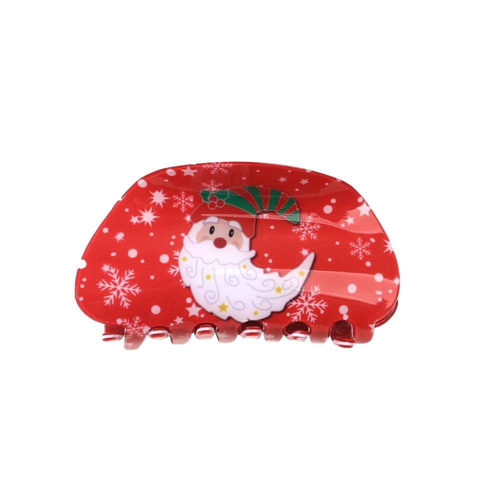 Bambus Yao Weihnachts-Cartoon Haarspangen: Niedliches Hai-, Rentier- & Schneemann-Design