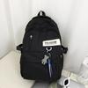 Schoolbag female large capacity simple Japanese ins junior high school student backpack Korean version ins Harajufeng casual backpack