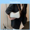 High-quality Color-block Shoulder Bag 2024 For Women Street Style Pu Crossbody Bag With Trendy Stitching Ins Style