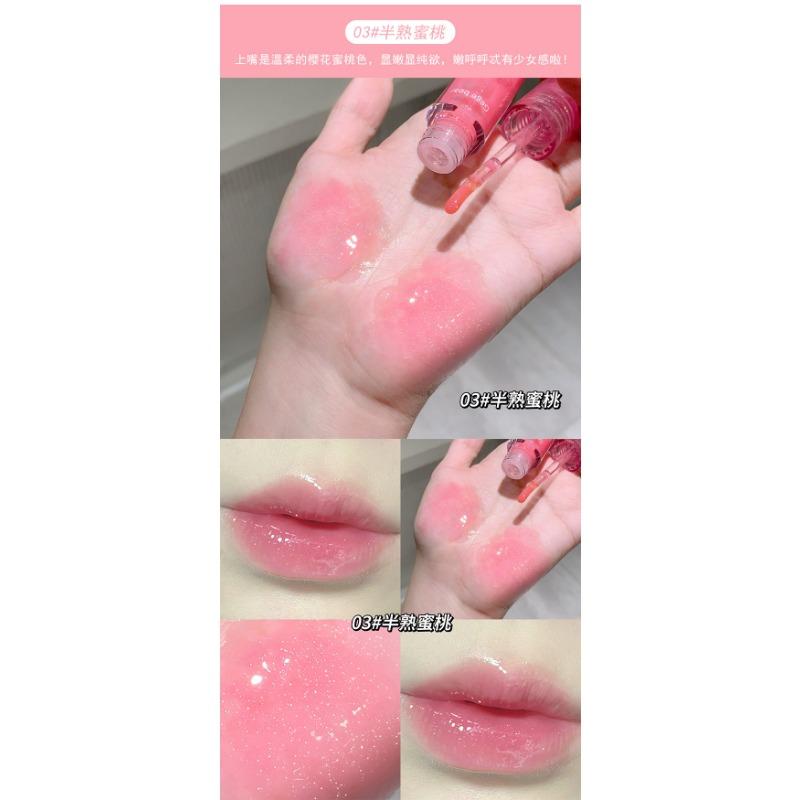 Gegebear Fruit Extract Moisturizing Shimmer Lip Oil For Plump Lips